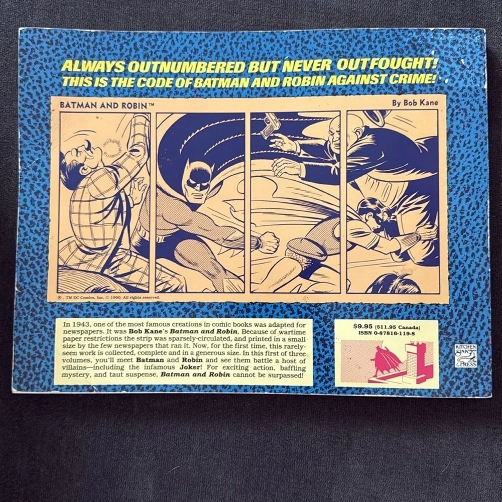 Batman the Dailies 1943-1946 DC Book